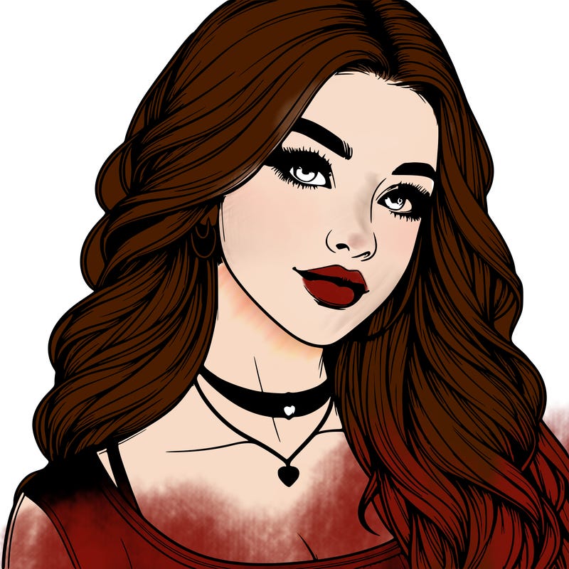 detailed realistic girl