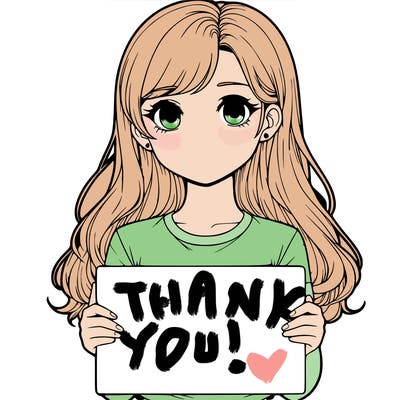 realistic girl holding a sign