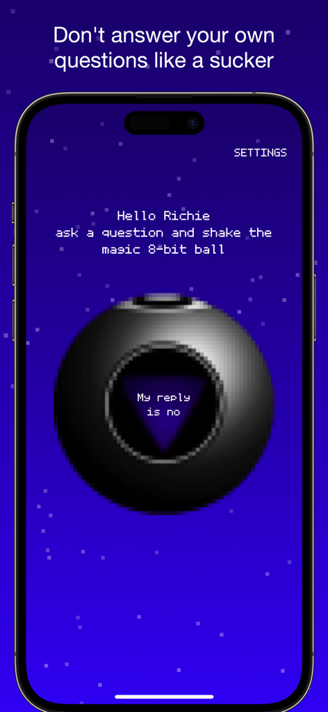 Magic 8 bit 8 ball - Games App | MWM