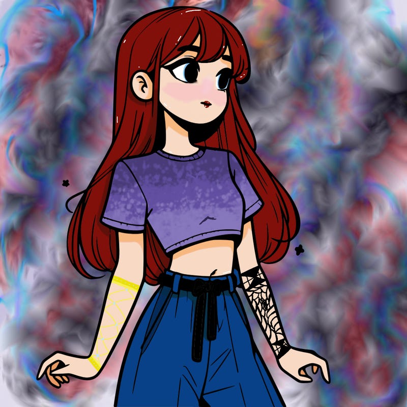 girl in a cute crop top