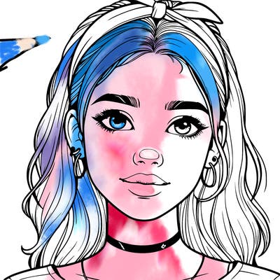 realistic teenage girl