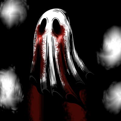 realistic creepy ghost