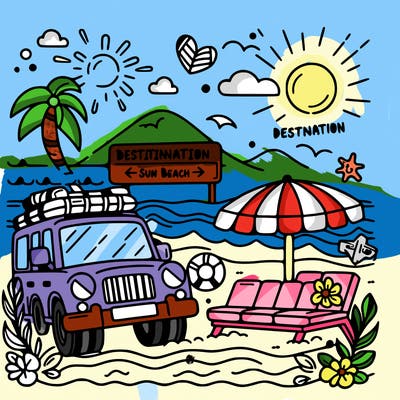 destination: sun, beach and unforgettable memories