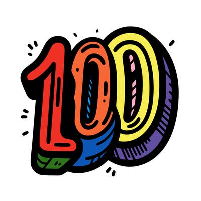 100