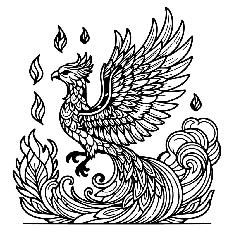 beautiful phenix detailed