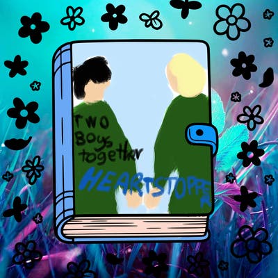 book with empty front cover