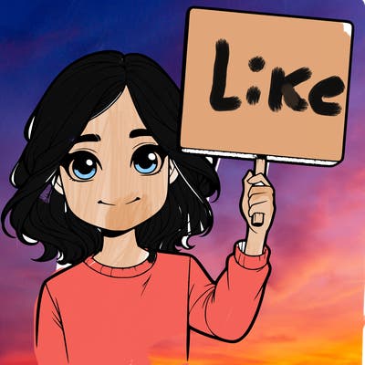 realistic girl holding up a sign