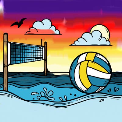beach volleyball