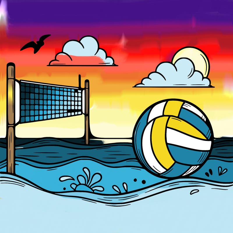 beach volleyball