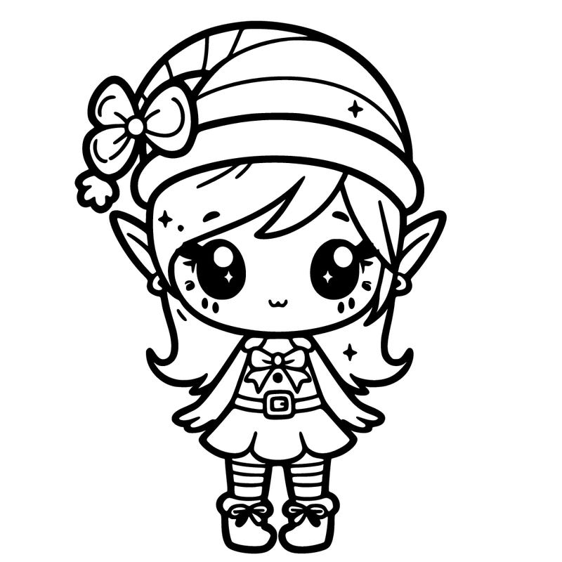 super cute elf girl
