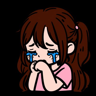 crying girl