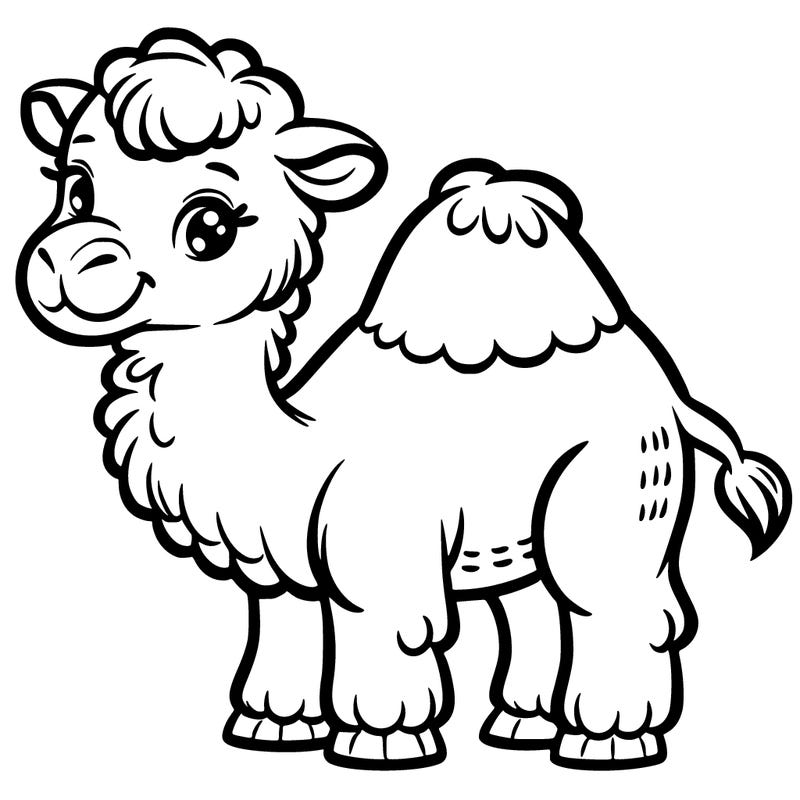 a cute camel
