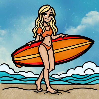 surfer girl