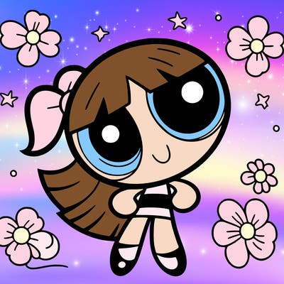 a powerpuff girl