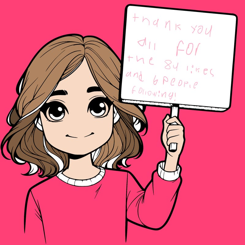 realistic girl holding up a sign