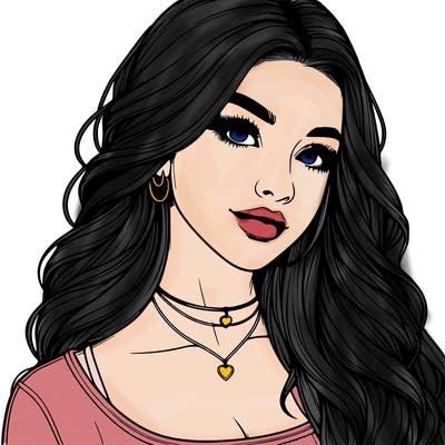 detailed realistic girl