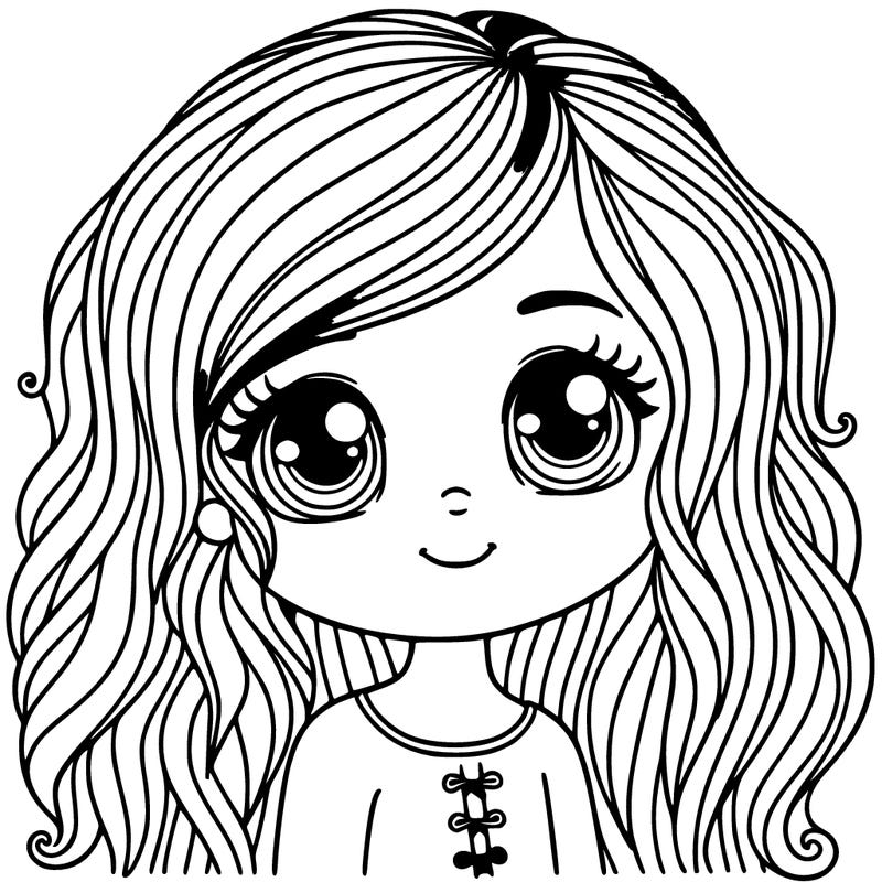 girl with rainbow hair