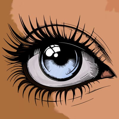 realistic eye
