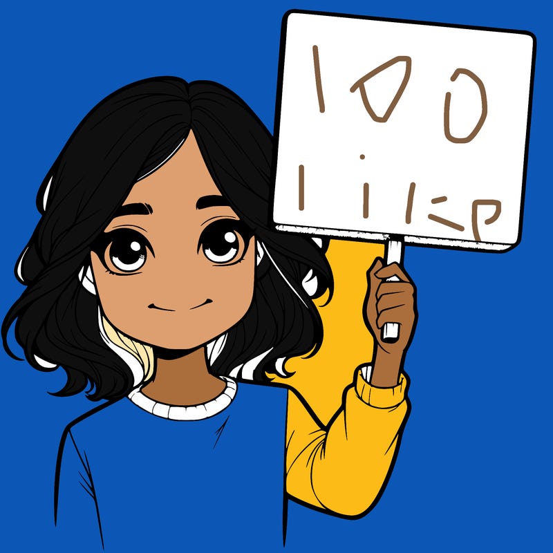 realistic girl holding up a sign