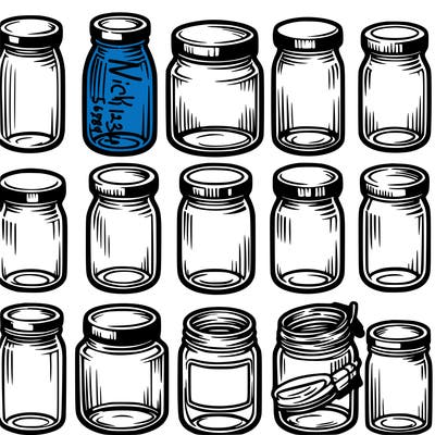 empty jars
