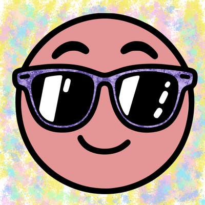 emoji with sunglasses