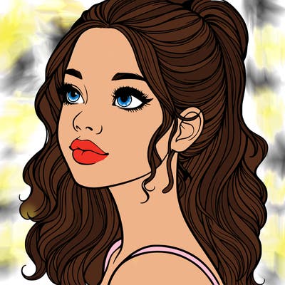 beautiful realistic girl