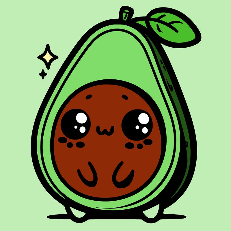 cute avocado