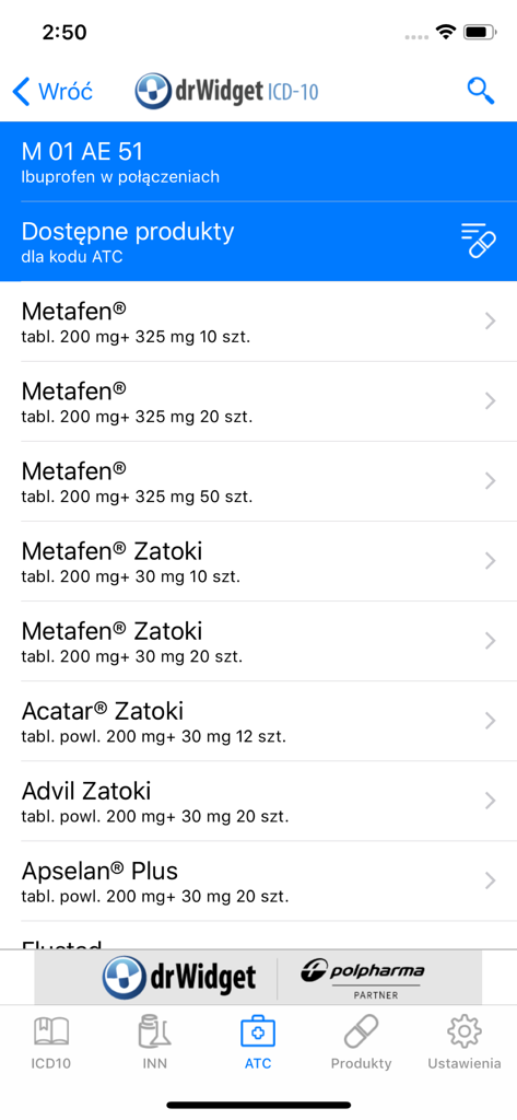 DrWidget ICD10 - Medical App | MWM