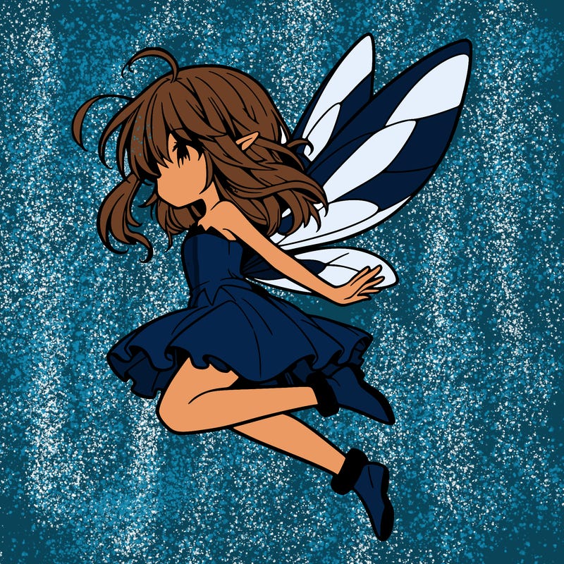 manga fairy flying