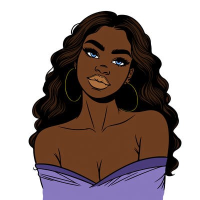 beautiful black woman