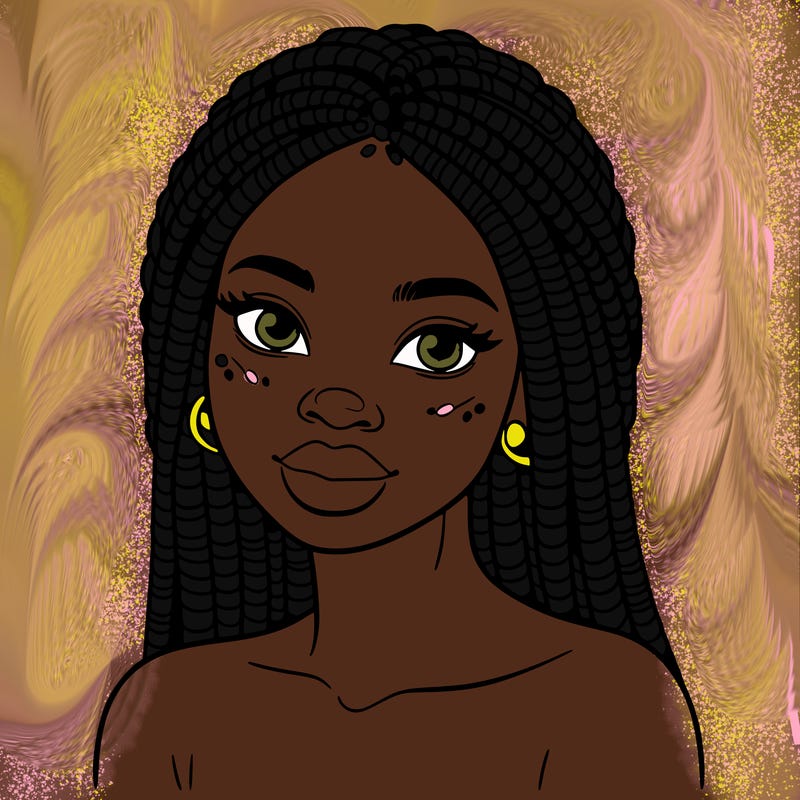 african woman with fulani braids