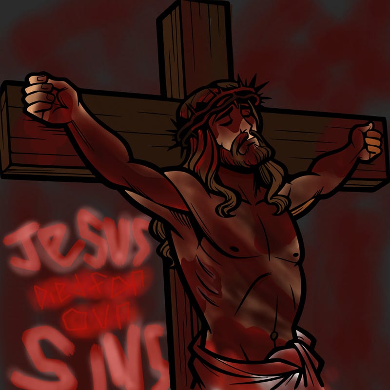 jesus on the cross