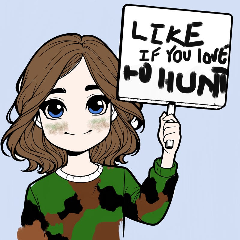 realistic girl holding up a sign