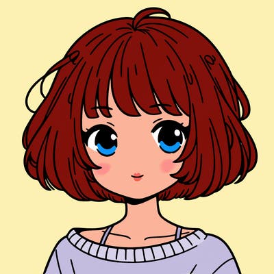 girl with short hair