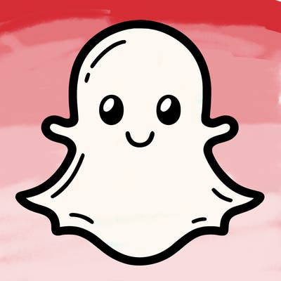 the snap chat logo