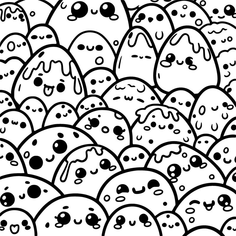 tons of cute blobs