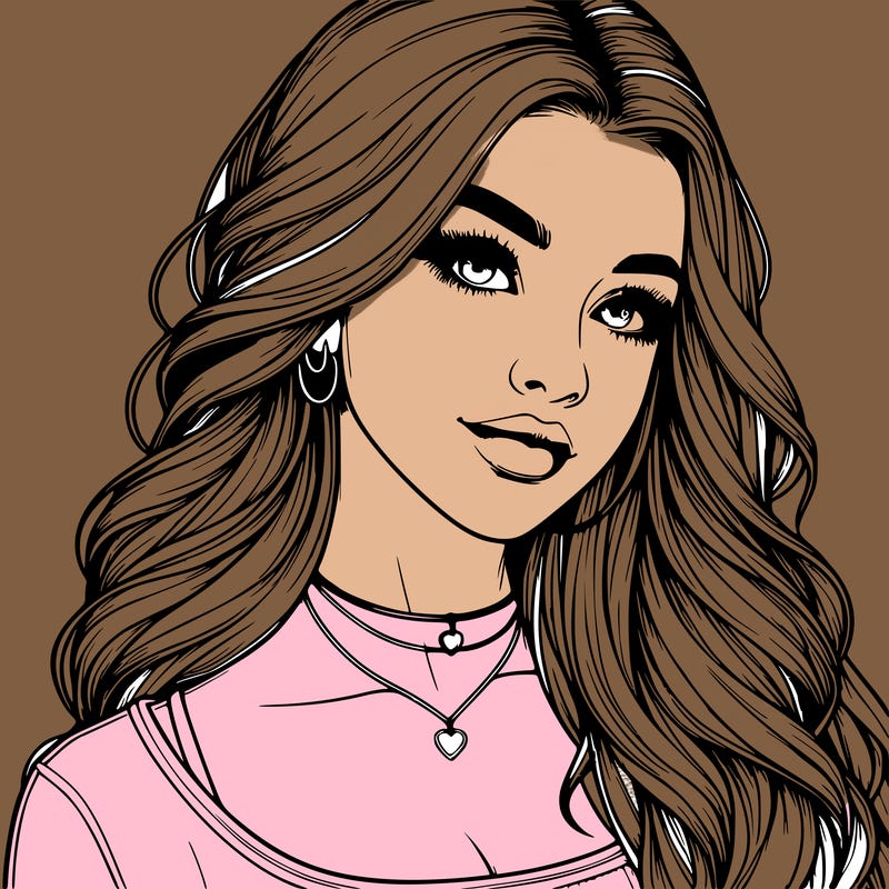 detailed realistic girl