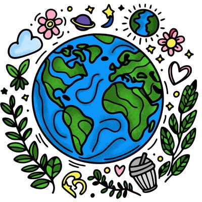 earth day drawing