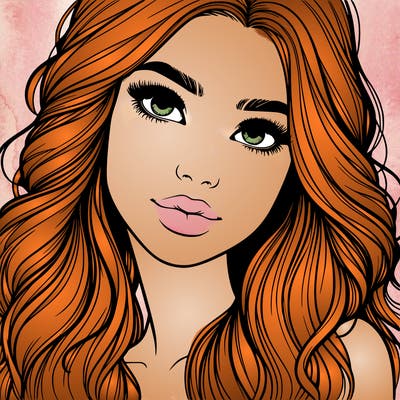 beautiful realistic girl