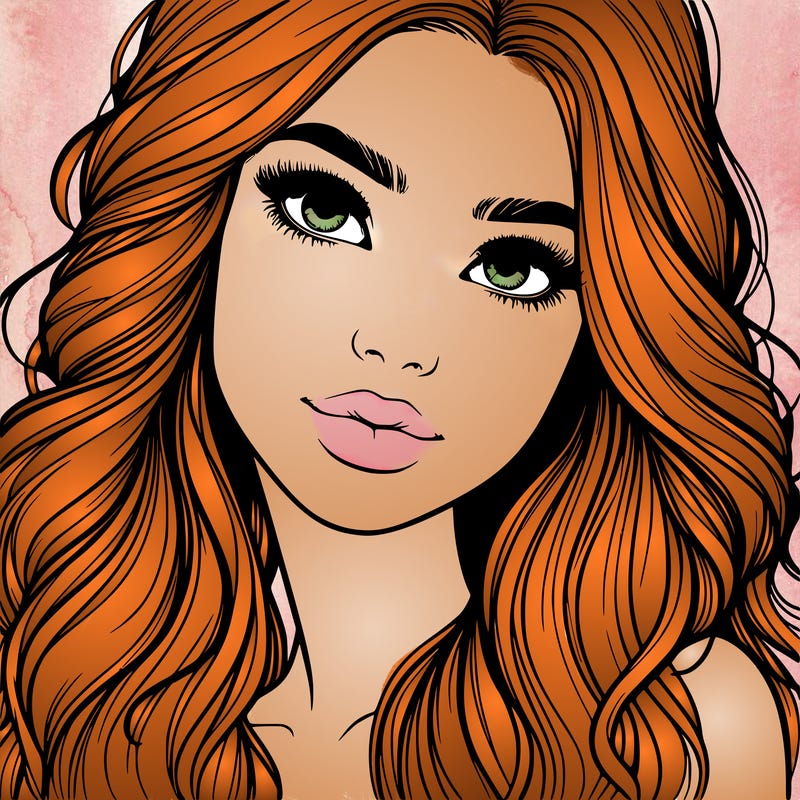 beautiful realistic girl