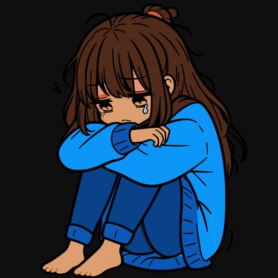 depressed girl