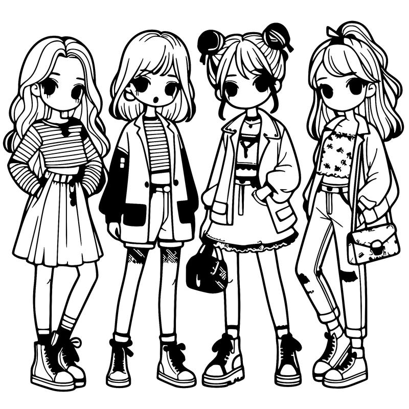 girls with fashion