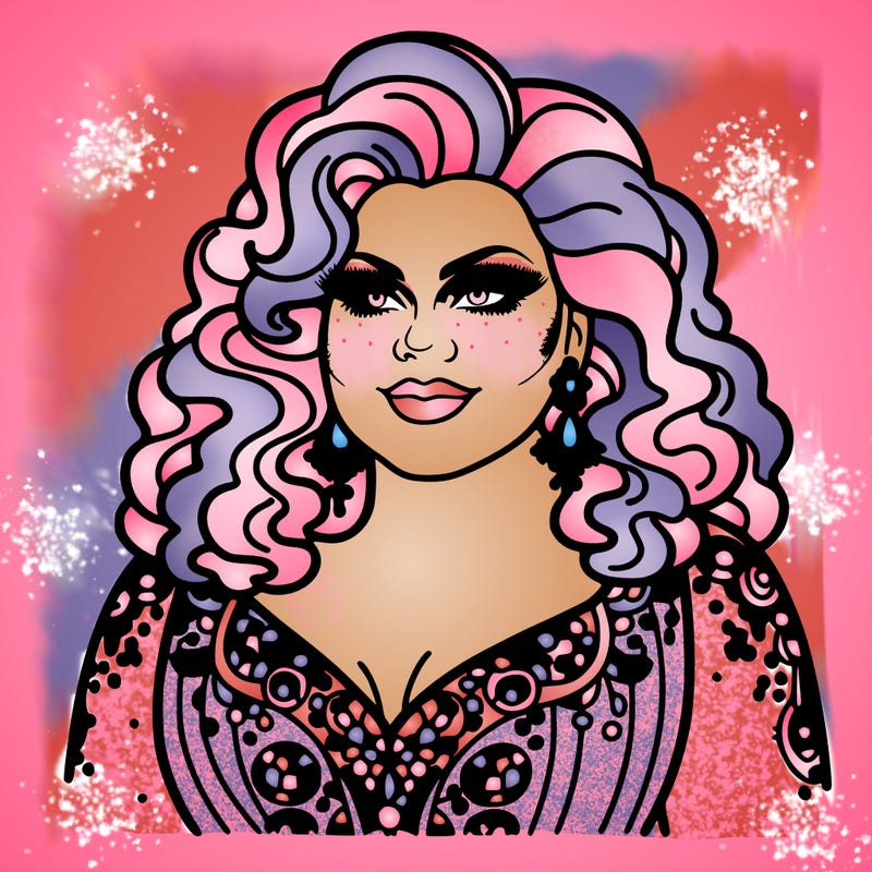 realistic plus size drag queen