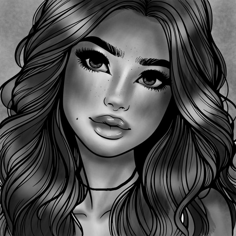 beautiful realistic girl