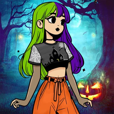 girl in a cute crop top