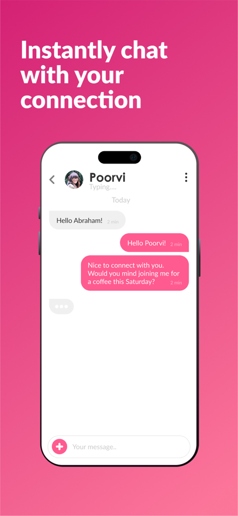 Betterhalf: Matrimony App - Instant chat feature on Betterhalf matrimony app for connecting with verified matches.