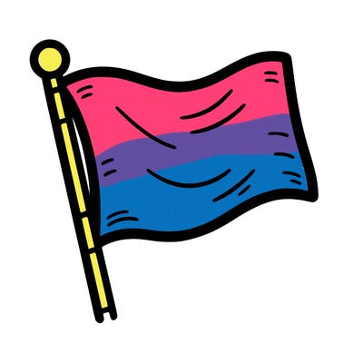 blank flag with straight