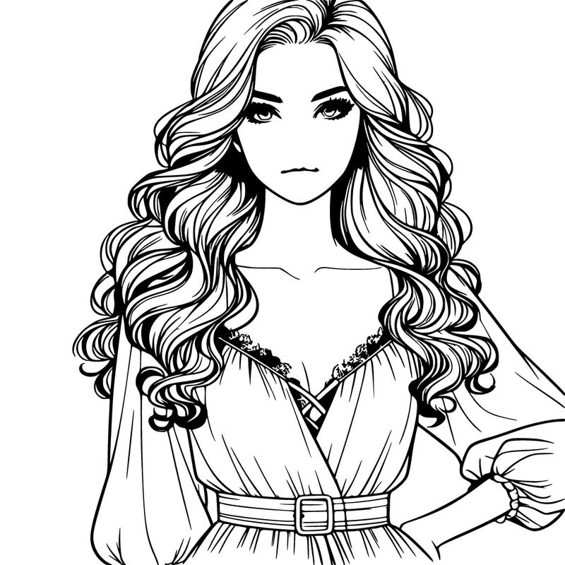 beautiful model realistic woman