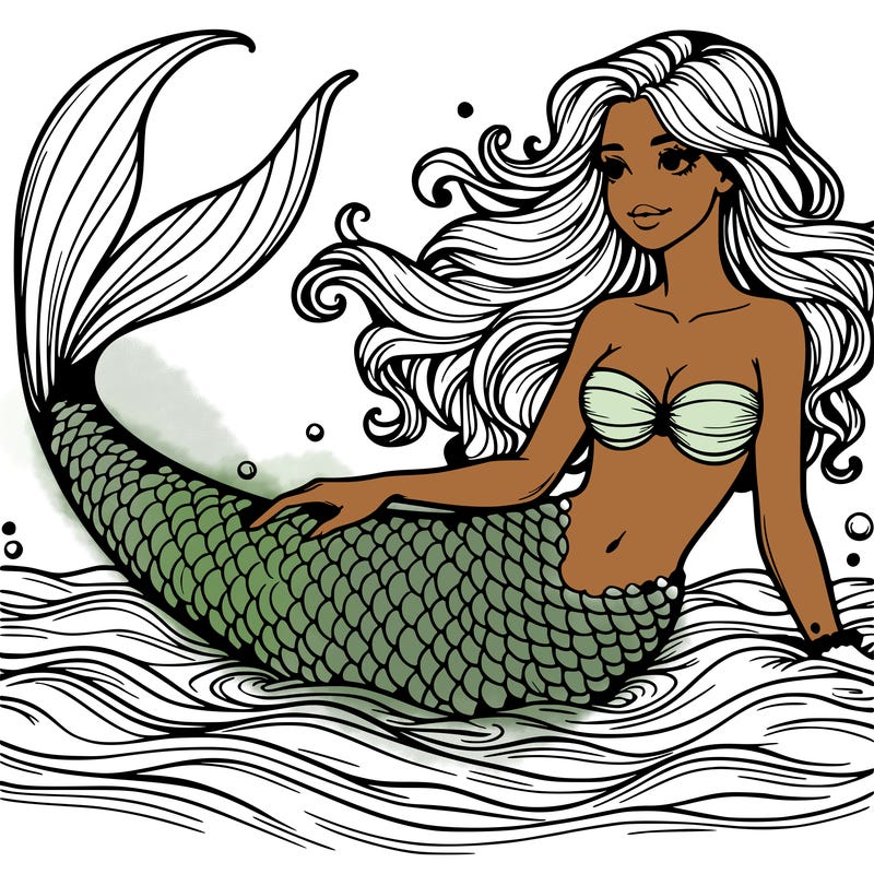 mermaid realistic