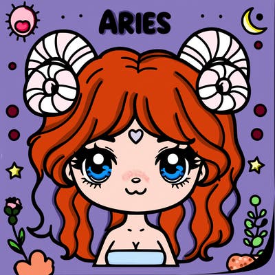 aries cute woman